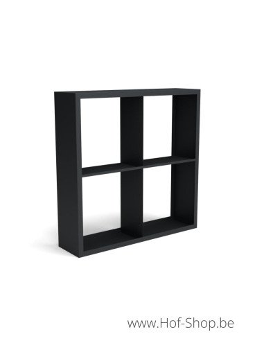 Beltza Dividi 150 x 38,5 x 150 cm - Rack à Buches noir (BELTZADS41)