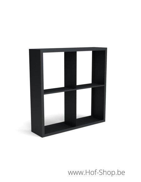 Beltza Dividi 150 x 38,5 x 150 cm - Rack à Buches noir (BELTZADS41)