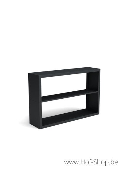 Beltza Dividi 150 x 38,5 x 100 cm - Rack à Buches noir (BELTZADS81)