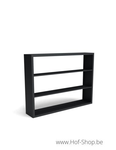 Beltza Dividi 200 x 38,5 x 150 cm - Rack à Buches noir (BELTZADS91)