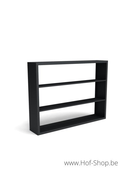 Beltza Dividi 200 x 38,5 x 150 cm - Rack à Buches noir (BELTZADS91)