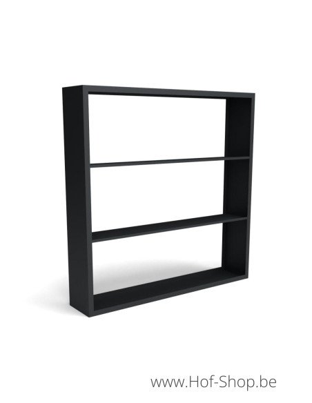Beltza Dividi 200 x 38,5 x 200 cm - Rack à Buches noir (BELTZADS101)