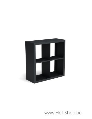 Beltza Dividi 100 x 38,5 x 100 cm - Houtopslag Geroba zwart (BELTZADS22)