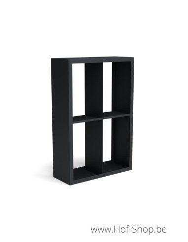 Beltza Dividi 100 x 38,5 x 150 cm - Rack à Buches noir (BELTZADS32)