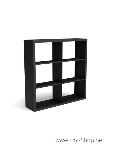 Beltza Dividi 150 x 38,5 x 150 cm - Houtopslag Geroba zwart (BELTZADS42)