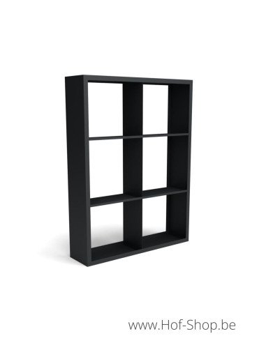 Beltza Dividi 150 x 38,5 x 200 cm - Rack à Buches noir (BELTZADS62)