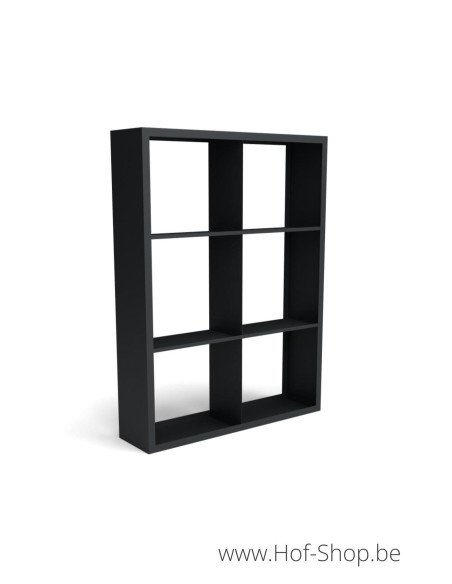 Beltza Dividi 150 x 38,5 x 200 cm - Rack à Buches noir (BELTZADS62)