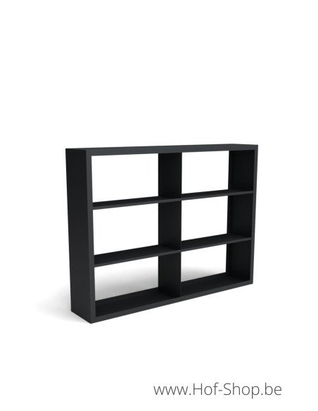 Beltza Dividi 200 x 38,5 x 150 cm - Rack à Buches noir (BELTZADS92)