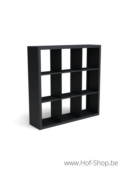 Beltza Dividi 150 x 38,5 x 150 cm - Rack à Buches noir (BELTZADS43)