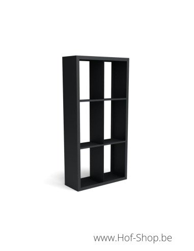 Beltza Dividi 100 x 38,5 x 200 cm - Rack à Buches noir (BELTZADS53)