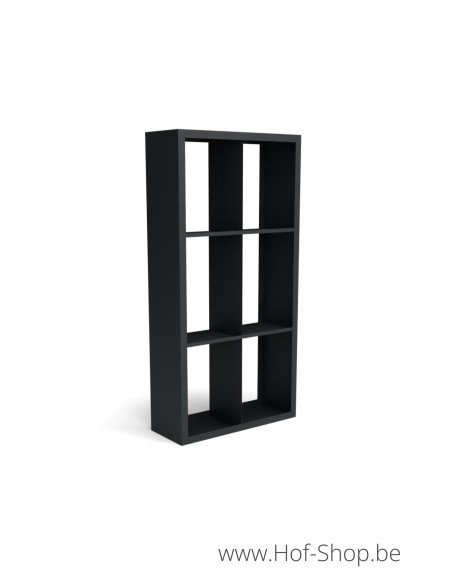 Beltza Dividi 100 x 38,5 x 200 cm - Rack à Buches noir (BELTZADS53)