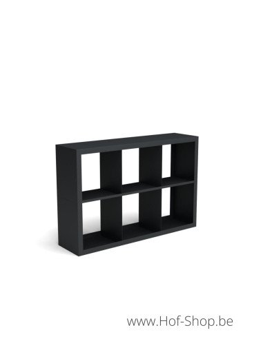 Beltza Dividi 150 x 38,5 x 100 cm - Houtopslag Geroba zwart (BELTZADS83)