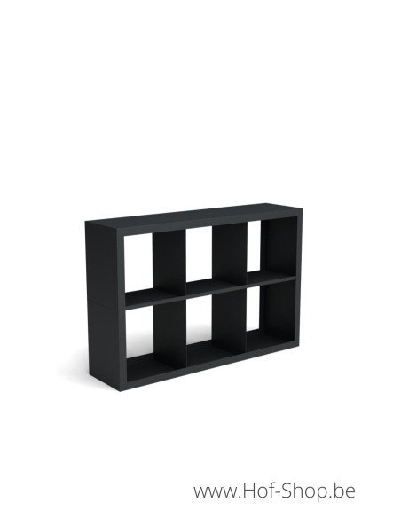 Beltza Dividi 150 x 38,5 x 100 cm - Rack à Buches noir (BELTZADS83)