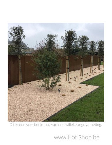 Gerofence panneau complet 100 x 5 x 180 cm - Clôtures en acier Corten Geroba