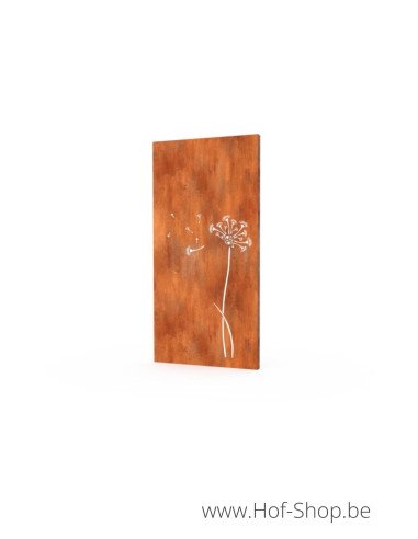 Gerofence Blowball 100 x 5 x 180 cm - Schutting Geroba in cortenstaal