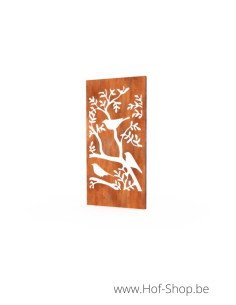 Gerofence Birdy 100 x 5 x 180 cm - Clôtures en acier Corten Geroba