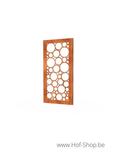 Gerofence Bubbles 100 x 5 x 180 cm - Clôtures en acier Corten Geroba