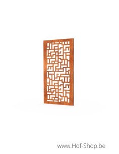 Gerofence Maze 100 x 5 x 180 cm - Clôtures en acier Corten Geroba