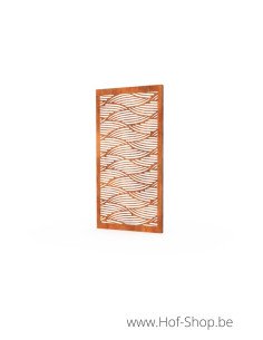 Gerofence Waves 100 x 5 x 180 cm - Clôtures en acier Corten Geroba