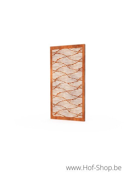Gerofence Waves 100 x 5 x 180 cm - Clôtures en acier Corten Geroba