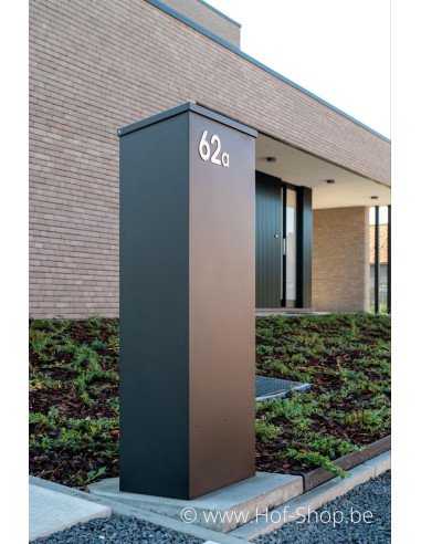 Letter a - inox 5 cm hoog (huisnummer 'fuji' KatoDesign)