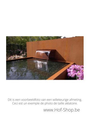 Estani Artesa 250 x 125 x 60 cm - Étangs Geroba en acier corten