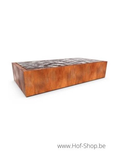 Estani Artesa 125 x 80 x 50 cm - Étangs Geroba en acier corten