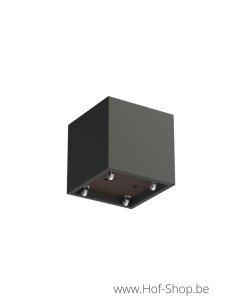 Carrez sur roulettes 80 x 80 x 80 cm - Jardinière Adezz en polyester