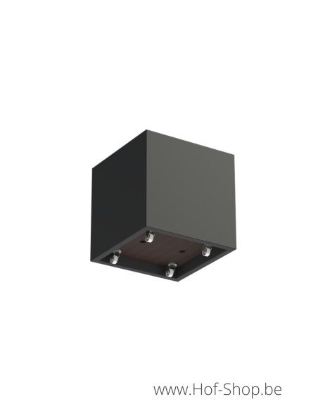 Carrez sur roulettes 80 x 80 x 80 cm - Jardinière Adezz en polyester