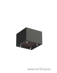 Carrez sur roulettes 80 x 80 x 60 cm - Jardinière Adezz en polyester