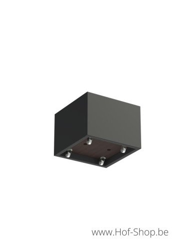 Carrez sur roulettes 80 x 80 x 60 cm - Jardinière Adezz en polyester