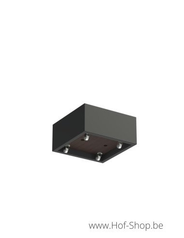 Carrez sur roulettes 80 x 80 x 40 cm - Jardinière Adezz en polyester