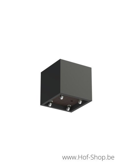 Carrez met wielen 70 x 70 x 70 cm - Adezz Plantenbak in polyester