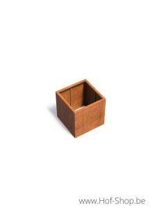 Carrez sans fond 80 x 80 x 80 cm - Jardinière Adezz en acier Corten