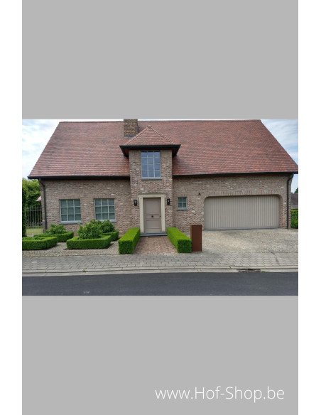 Dropbox Small Cortenstaal Look - pakketbus aluminium eSafe