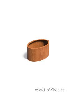 Ellipse sans fond 120 x 80 x 60 cm- Jardinière Adezz en acier corten
