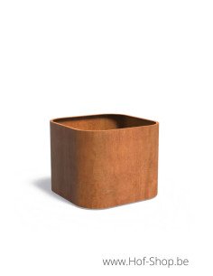 Tonic 100 x 100 x 80 cm - Jardinière Adezz en acier Corten