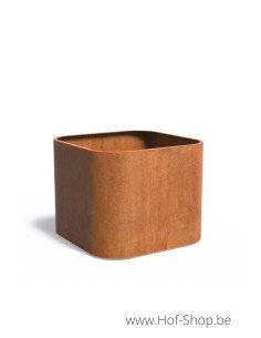 Tonic 110 x 110 x 80 cm - Jardinière Adezz en acier Corten