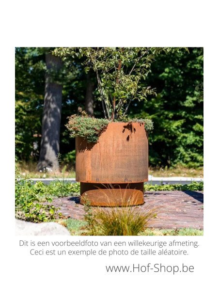 Extend 70 x 110 cm - Jardinière Adezz en acier Corten