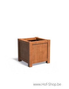 York 80 x 80 x 80 cm - Jardinière Adezz en acier Corten