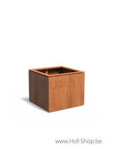 Domus 85 x 85 x 70 cm - Jardinière Adezz en acier Corten