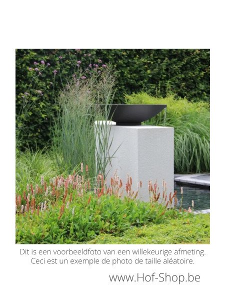 Waterschaal 60 x 14 cm - Adezz waterelement gecoat staal