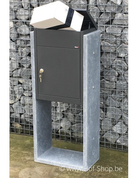 Torino Parcel Anthracite - boîte à colis VASP en pierre blue