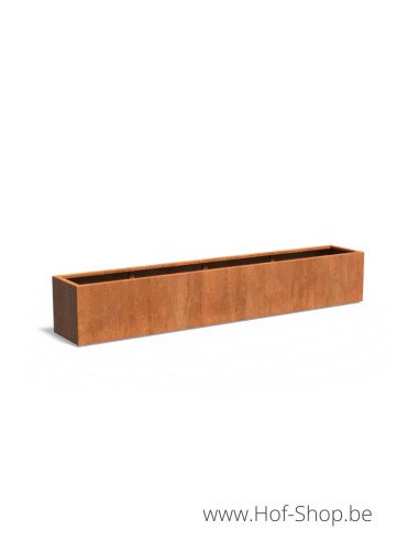 Carrez 300 x 50 x 50 cm - Jardinière Adezz en acier Corten