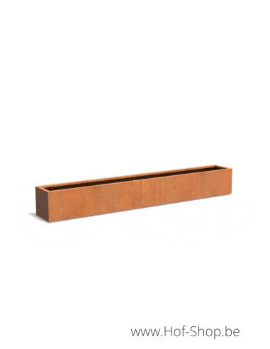 Carrez 300 x 40 x 40 cm - Jardinière Adezz en acier Corten