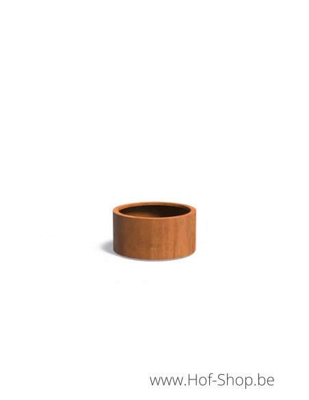 Circum 80 x 40 cm - Jardinière Adezz en acier Corten