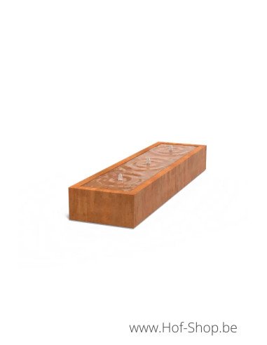 Table d'eau 300 x 80 x 40 cm - Adezz Table d'eau en acier corten
