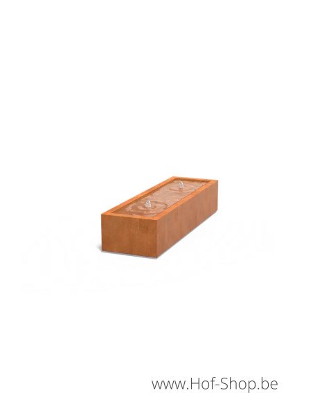 Table d'eau 200 x 60 x 40 cm - Adezz Table d'eau en acier corten