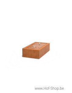 Table d'eau 150 x 80 x 40 cm - Adezz Table d'eau en acier corten