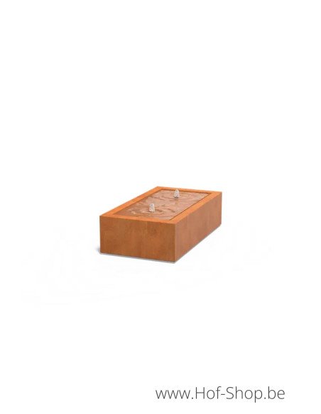 Table d'eau 150 x 80 x 40 cm - Adezz Table d'eau en acier corten